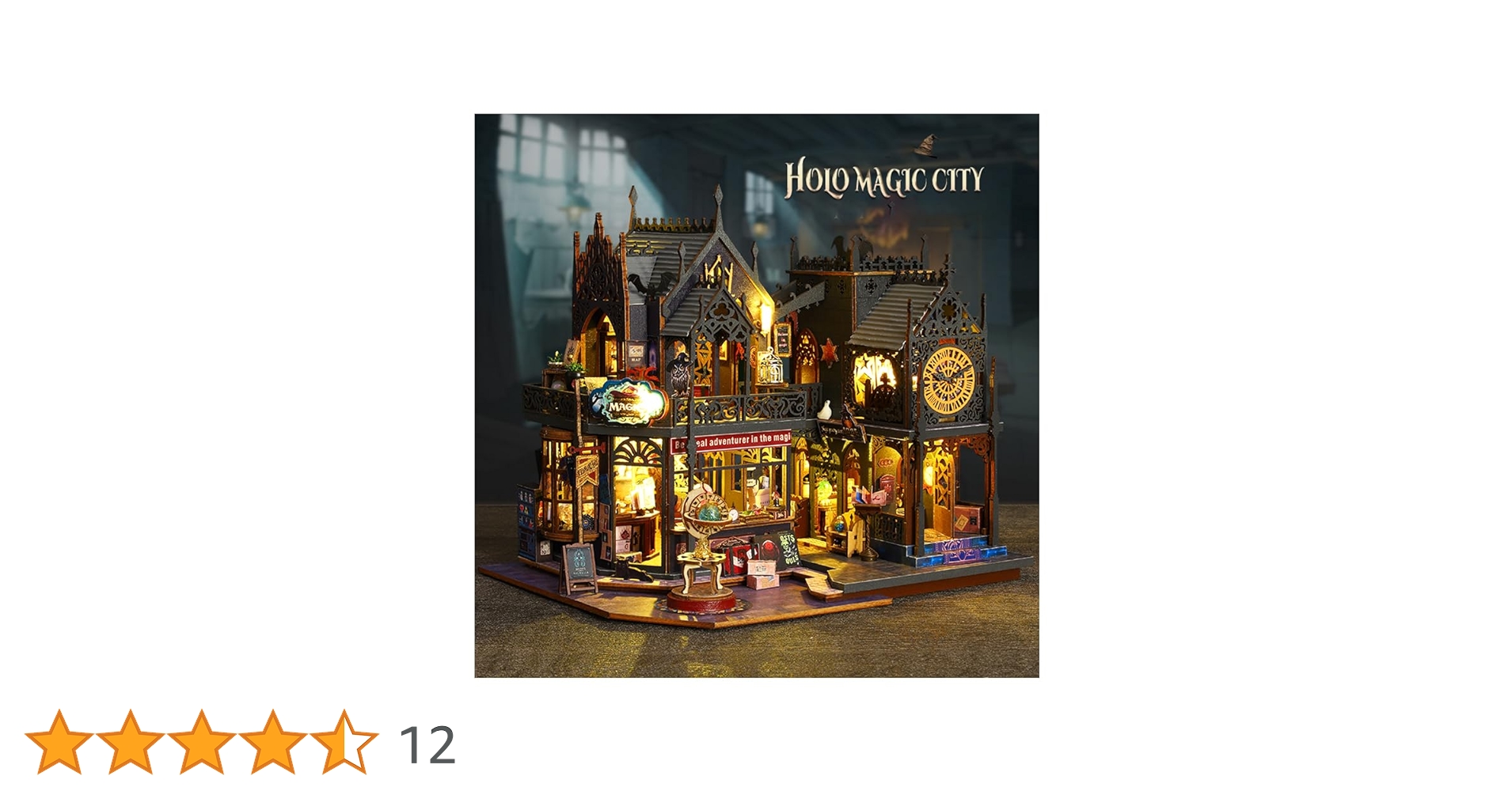 Amazon | Ahilmrn DIY ミニチュアドールハウスキット マジック